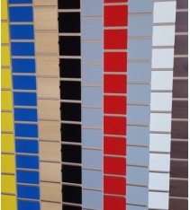 Slatwall Panels - Rainbow Colour NEW